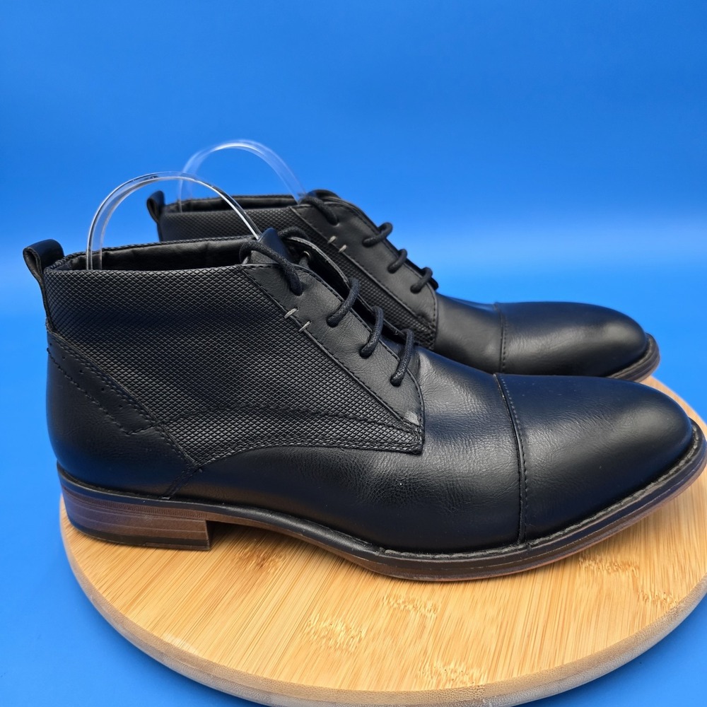 Madden‎ JAYYZ Black Chukka Boots Dress Shoes Mens 8.5 EUC